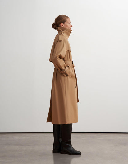 Klasik Koton Trençkot Camel Detay - BEJ Fine Factory