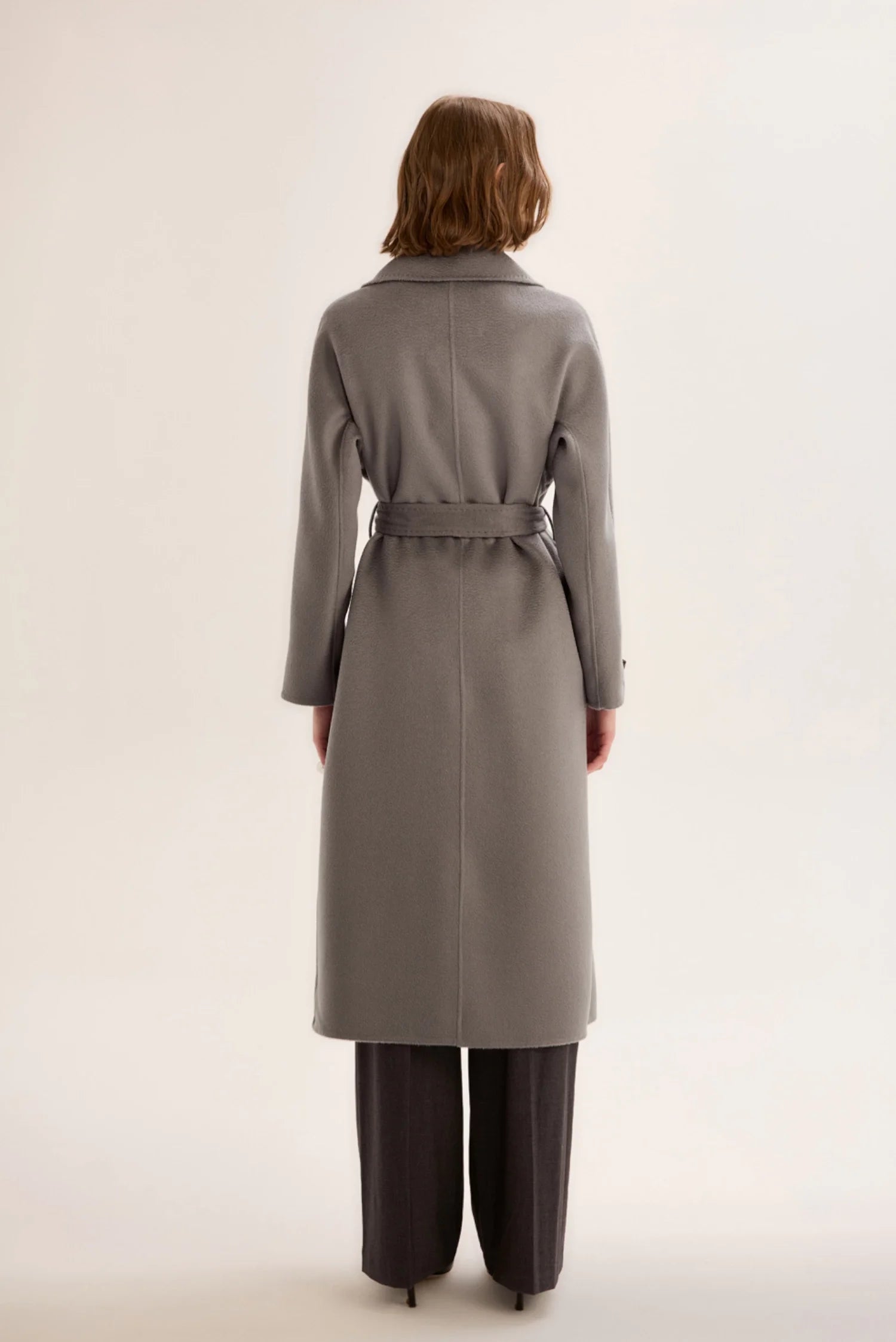 EL DİKİMİ KAŞMİR MANTO GRİ