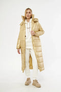 GOLD UZUN PUFFER MONT